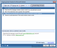 Outgoing Email Checker for Outlook screenshot